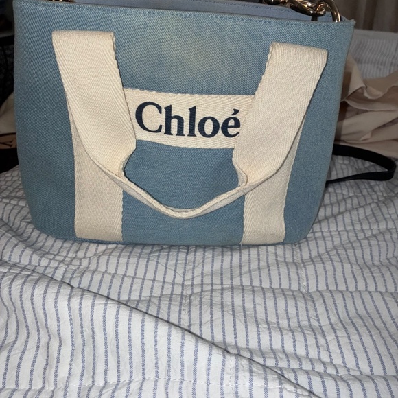 Chloe small tote denim - Picture 3 of 6